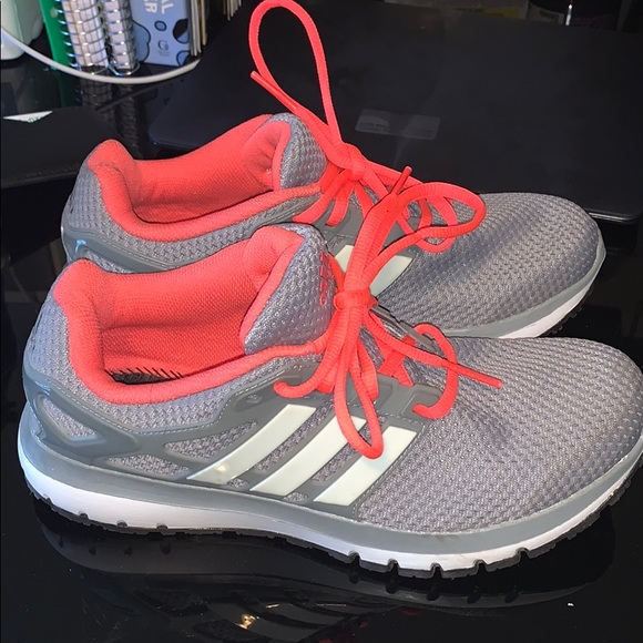 Pink and Grey Adidas Sneakers - Picture 3 of 5